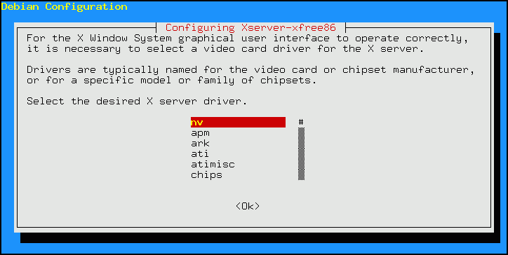 Screenshot - xserver-xfree86-driver